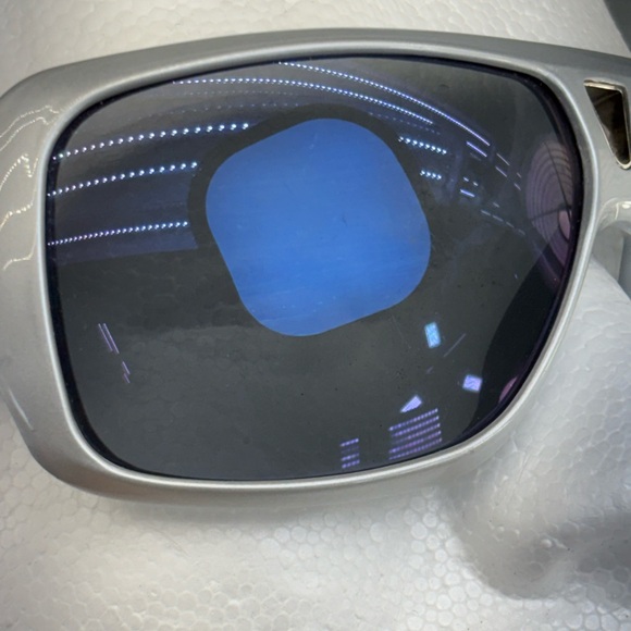 Biker Wrap Around Prism Mirrored Wrap Around Frame Sunglasses Flames Iron Cross - Picture 4 of 16